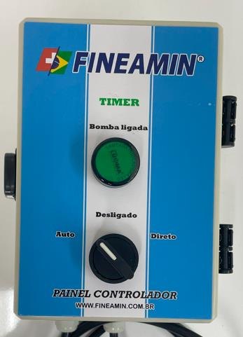 Painel controlador FINEAMIN para controle de condutividade e ciclos de concentração